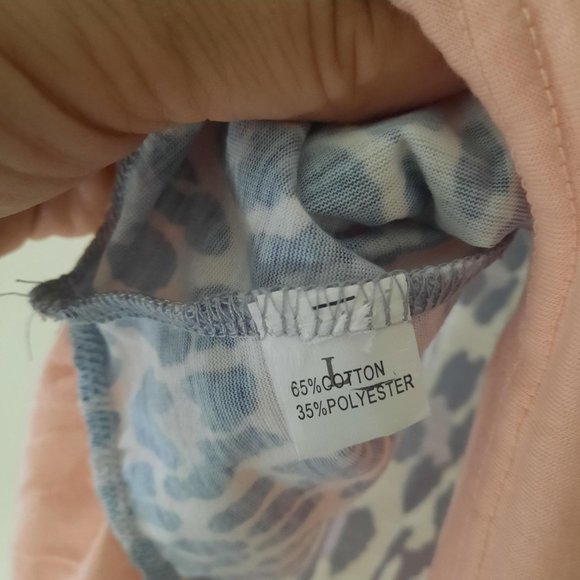 NWOT Multicolored Cheeta Top Size L *BOGO* - Picture 5 of 7